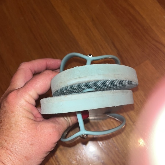 Kate Spade size 8 icy blue cushie flip flops beach and swim motif - Picture 4 of 14